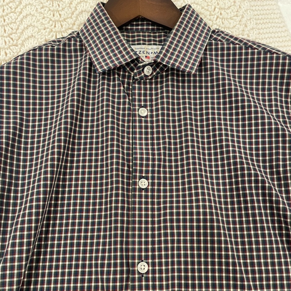 Mizzen+Main Large Trim Fit dress shirt. Leeward Collection.